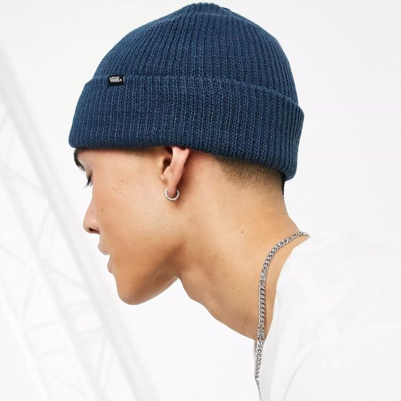 Vans MN Core Basics Beanie Skateboarding Hat Blue For Women And Men VN000K9YLKZ - Picture 3 of 8